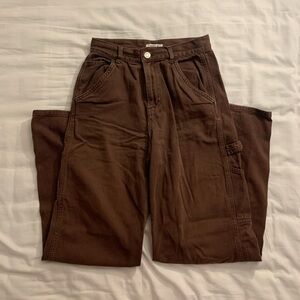 Brown Garage Carpenter Pants